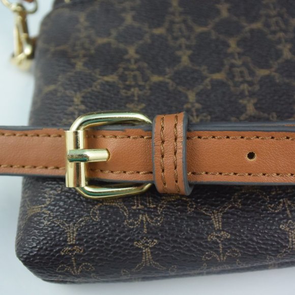 Nanette Lepore Slim Monogram Crossbody Purse w Detachable Strap New Without Tags - Picture 9 of 11